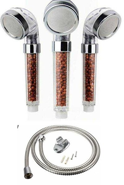 Genel Markalar Enerji Tasarruflu Boncuklu Su Arıtmalı Duş Takımı, Sağlıklı ve...