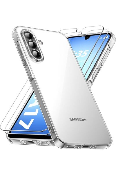Rivor Samsung Galaxy A17 Uyumlu Kılıf Kamera Çıkıntılı Şeffaf İnce Silikon Ka...