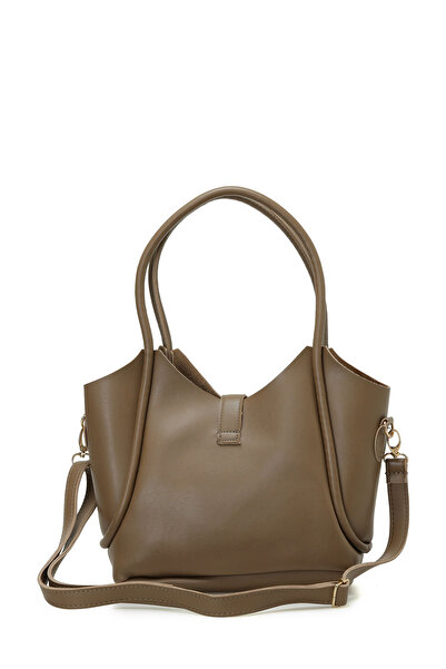 Butigo Γυναικεία τσάντα ώμου CLT PRM KLTLI OMZ 5PR Mink