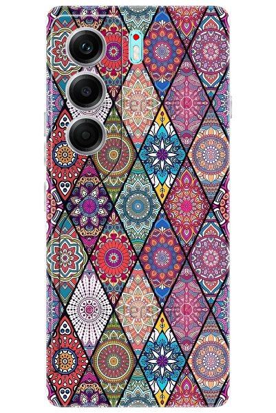 TECNO CAMON 40 PRO 5G (CM7) Uyumlu Kılıf Desen Baskılı Silikon Kilim Tasarım STK:660 CP-MxBQvQF