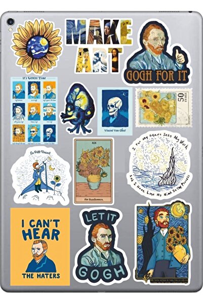 Hediyeni Al مجموعة ملصقات ميك آرت تيما |   ملصق للكمبيوتر المحمول والدفتر وال...