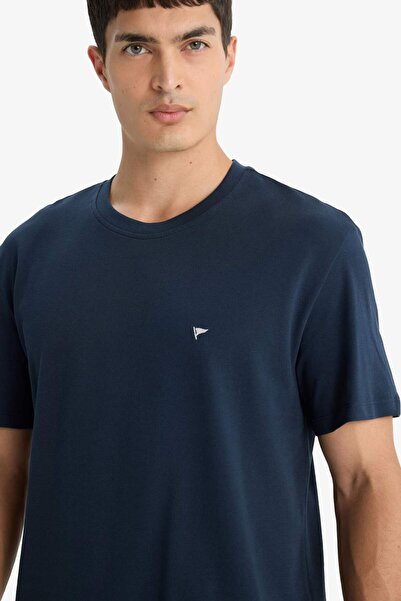 DeFacto Crew Neck Pique Short Sleeve T-Shirt F9897Ax25Sm