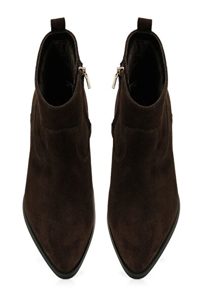 Nine West ZULLA 5PR Koyu Kahve Kadın Kovboy Bot