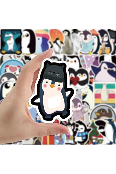 Hediyeni Al مجموعة ملصقات ذات طابع البطريق |   ملصق للكمبيوتر المحمول والدفتر والتابلت والهاتف ودفتر الملاحظات ومجلة البوليت