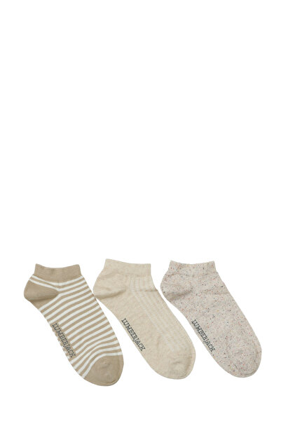 lumberjack WL NOPE 3 LU PTK-W 5PR Ekru Kadın Çorap
