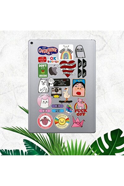 Hediyeni Al Set autocolante Mental ART | Laptop Agendă Notebook Tablet Telefo...