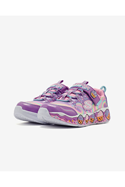 SKECHERS CUPCAKE CUTİE Büyük Kız Çocuk Mor Spor Ayakkabı 303627L LVMT