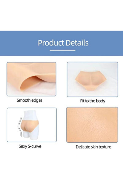 Fstyle Seamless Skin Tone Natural Silicone Panty, Silicone Pants, Silicone Panty Shorts, Silicone Panty