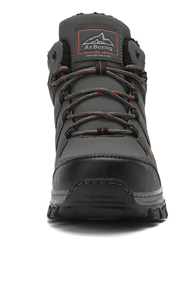 AX Boxing Men's Boots, Fur Lined, Eco-Leather, Non-Slip Sole, Durability and Comfort,