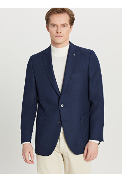 ALTINYILDIZ CLASSICS Slim Fit Lacivert Erkek Ceket ACE004261378_LAC