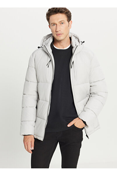 ALTINYILDIZ CLASSICS Açık Gri Erkek Mont ACE008261131_AGR