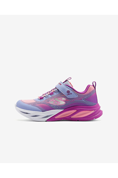 SKECHERS COSMIC GLOW Büyük Kız Çocuk Mor Işıklı Spor Ayakkabı 303712L LVMT