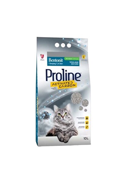 Pro Line aktif karbonlu bentonit kedi kumu 10lt