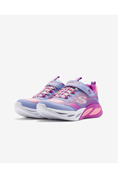 SKECHERS COSMIC GLOW Büyük Kız Çocuk Mor Işıklı Spor Ayakkabı 303712L LVMT
