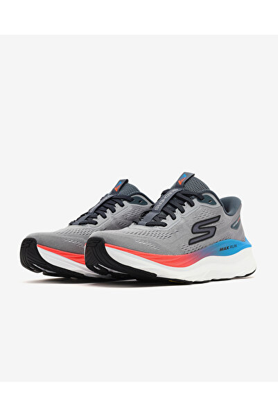 SKECHERS MAX RUN Erkek Gri Koşu Ayakkabısı 221000 GYMT