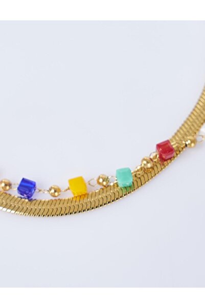 Kayra Couple Look Anklet Gold