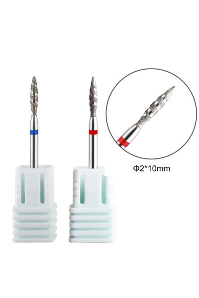 Choice1 TP-H0210SD-مختلط TP قطعتين/مجموعة تورنادو لهب الماس لقمة حفر الأظافر ...