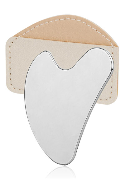 L&Wen Gua Sha Facial Tool, Stainless Steel Guasha Face Massager, Reduce Puffiness, Relax Skin for Face