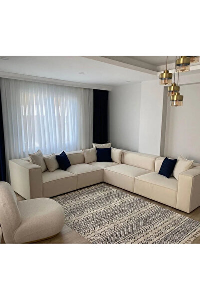 Erduran Mobilya Angelo 5 modül tam köşe koltuk takımı