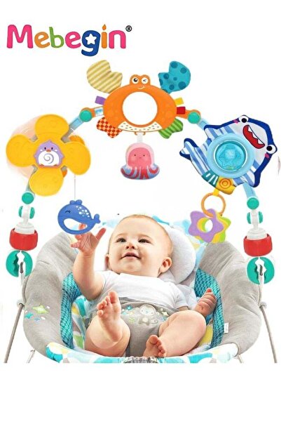 MEBEGIN Baby Stroller Arch Toy Baby Educational Cart Pendant Hanging Toys For...