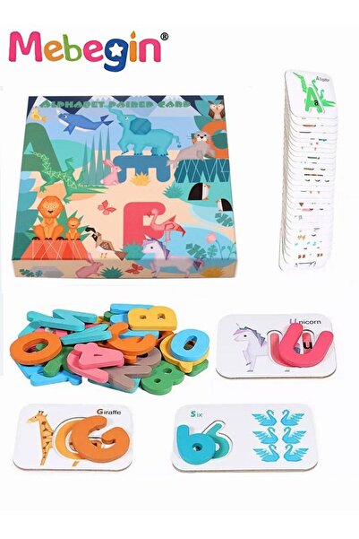 MEBEGIN Baby Cognitive Flashcards Set, Double Sided Printed Colorful Cards, A...