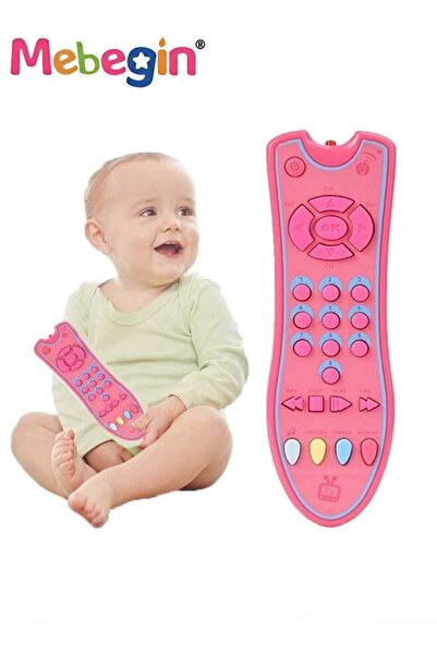 MEBEGIN لعبة ريموت تلفزيون للأطفال مع ضوء وصوت