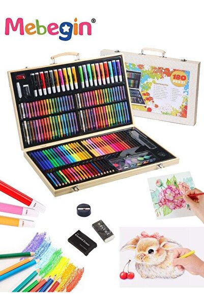 MEBEGIN 180 Pieces Art Set, Drawing Art Box