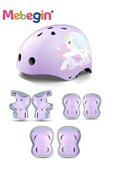 MEBEGIN مجموعة خوذة ووسادات قابلة للتعديل من 7 قطع