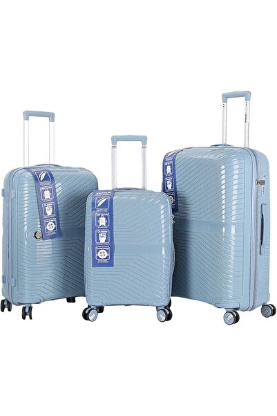 VIPTOUR Luggage 3-Pieces Set PP Hard Side Bag 360 Degree Spinner Wheels Luggage Set With TSA Lock-PP