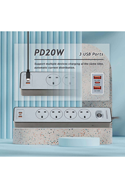 MOOGMAX Wave Max 4-Port 5-Meter Power Strip