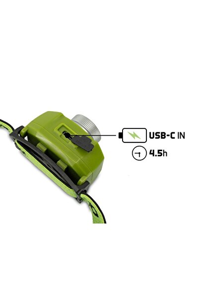 DELPHİN Lanternă frontală profesională puternică OXUS Zoom, 1200 mAh, 5W, 300 lm