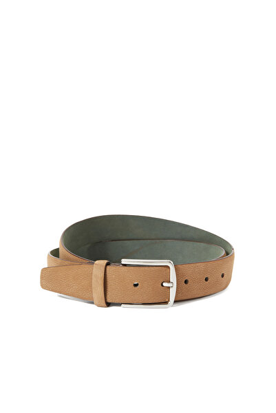 George Hogg Camel Erkek Deri Kemer