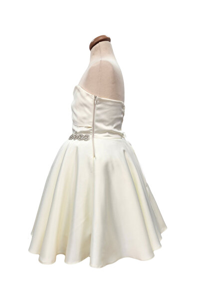 fantasialand Corset Occasion Dress for Girls, Iris Model, Ivory Color
