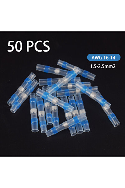 Choice4 أزرق 50 قطعة 50/100/200 قطعة موصل حراري مقاوم للماء بختم لحام موصلات ...