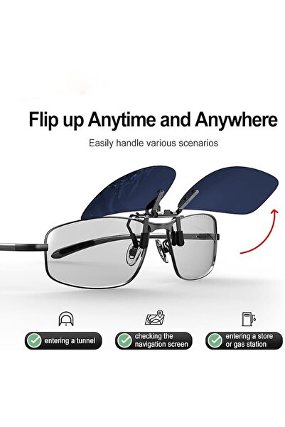 FONIX ClipView Polarized – Polarized Clip-On Lenses for Glasses