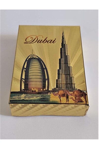 SKT GOLD PLATED FOIL CARDS, PVC CARDS POKER CARDS BURJ AL ARAB BURJ KHALEEFA