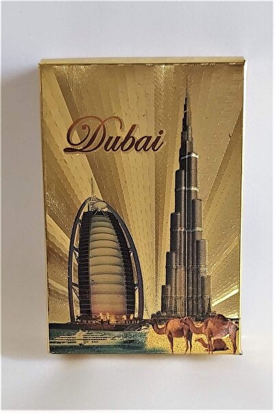 SKT GOLD PLATED FOIL CARDS, PVC CARDS POKER CARDS BURJ AL ARAB BURJ KHALEEFA
