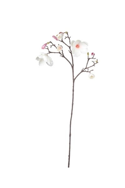 Davida Dreams Floare de cires, fir lung artificial ornamental, cu aspect , 130 cm, roz cu alb