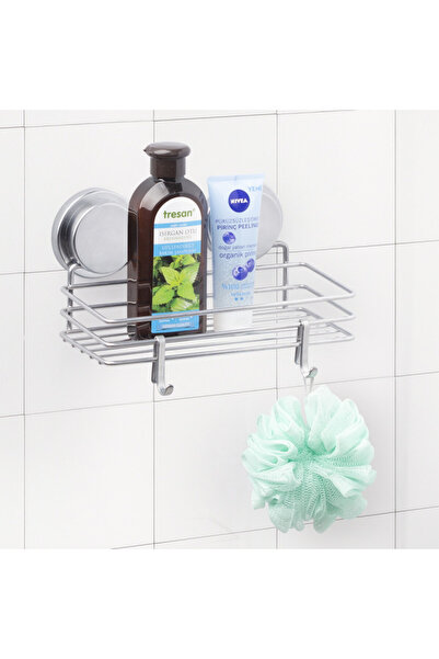 Metalife Bathroom shelf MGKB-718, 11 x 24 cm, Chrome