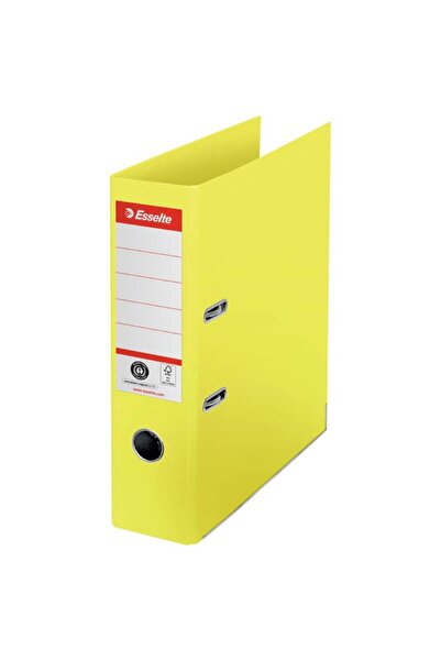 Esselte Biblioraft No.1 Power recycled and cardboard CO2 A4 75 mm yellow