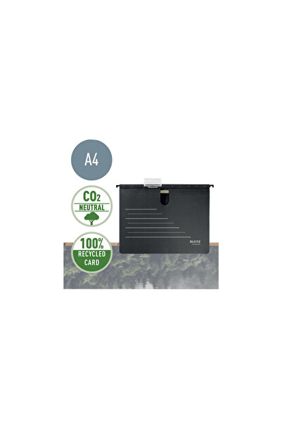 Leitz Hanging folder Recycle recycled cardboard A4 with black rail