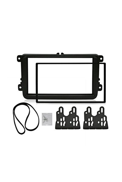 AutoDrop Адаптерна рамка за Volkswagen за 2DIN мултимедия универсална/MP5 - A...