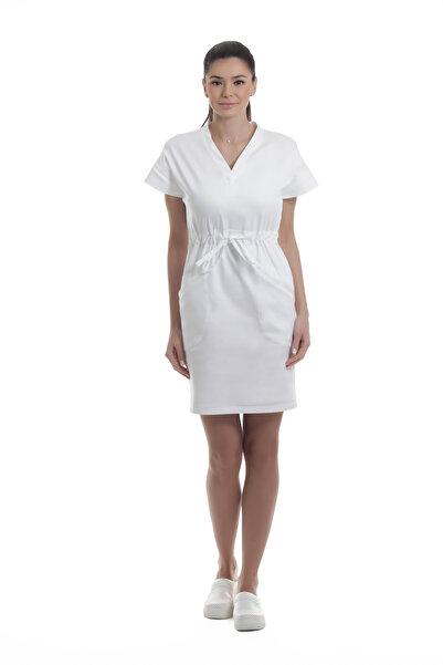 Carré Medical Uniforms Sarafan medical 02 Carré alb