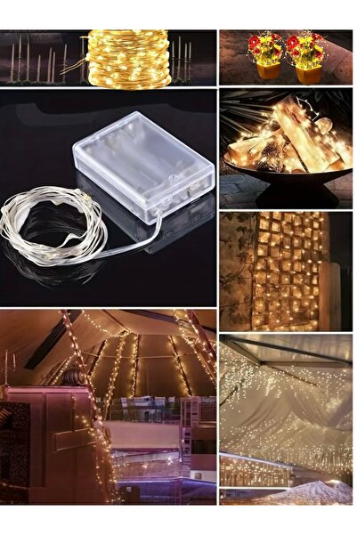 Yenigeldi LED 2 metre 20 Lamba Günışığı Yılbaşı Işığı Parti Dekorasyon