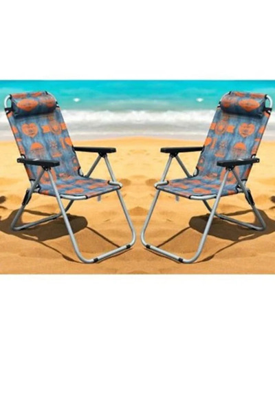 Generic The camping chair set consists of two folding chairs, a picnic chair,...