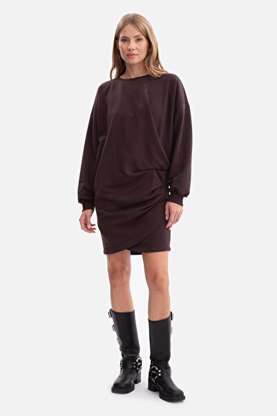 BEWEAR Rochie tricotată largă, cu pliuri