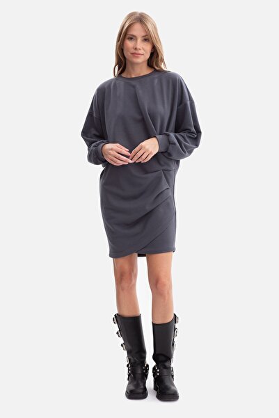 BEWEAR Loose knitted dress with pleats
