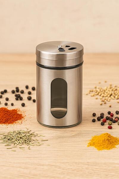 Depa Glass Salt Shaker with Metal Lid 100 ml
