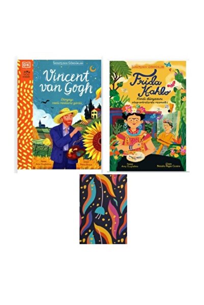 Everest Yayınları Sanatçının Gördükleri - Vincent Van Gogh - Frida Kahlo - Not Defteri Hediye