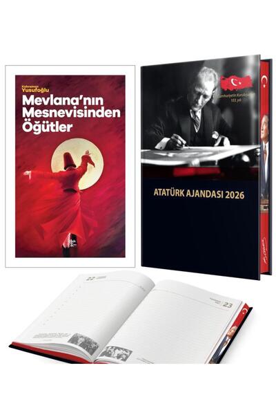 Halk Kitabevi كلمات مولانا موجزة - حكمة يوسف أوغلو و 2026 أجندة أتاتورك المجلدة
